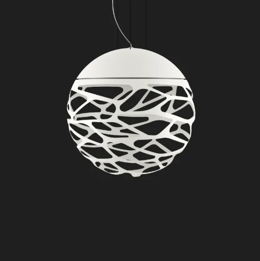 Lodes Kelly Sphere PendelØ50 Mat Hvid