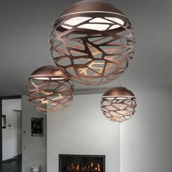 Lodes Kelly Sphere Pendel Kobber Stor
