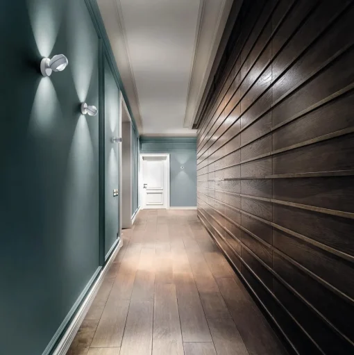 Lodes Nautilus Mini 3000K Váglampe Mat Sort