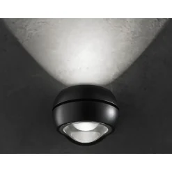 Lodes Nautilus Mini 3000K Váglampe Mat Sort