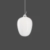 Lodes Oblò Pendel Medium 2700K Silk White/Hvid