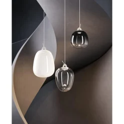 Lodes Oblò Pendel Medium 2700K Klar/Hvid