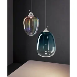 Lodes Oblò Pendel Stor 2700K Rainbow/Hvid