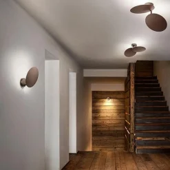 Lodes Puzzle Round Single Vág/Loftlampe 2700K Bronze
