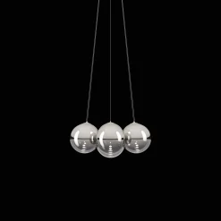 Lodes Random Cloud 7 LysekroneØ23 2700K Krom/Glas