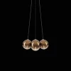 Lodes Random Cloud 7 LysekroneØ23 2700K Glossy Bronze/Glas