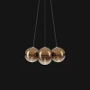 Lodes Random Cloud 7 LysekroneØ28 3000K Glossy Bronze/Glas