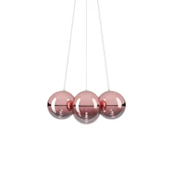 Lodes Random Cloud 7 LysekroneØ28 2700K Rosegold/Glas