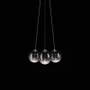 Lodes Random Cloud 7 LysekroneØ23 2700K Glossy Smoke/Glas