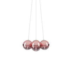 Lodes Random Cloud 7 LysekroneØ23 3000K Rosegold/Glas