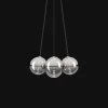 Lodes Random Cloud 7 LysekroneØ28 3000K Krom/Glas