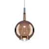 Lodes Sky-Fall Round Pendel Medium 2700K Glossy Bronze/Glas