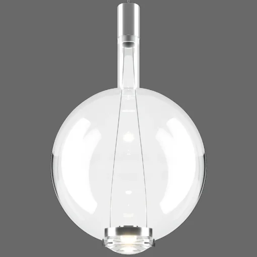 Lodes Sky-Fall Round Pendel Stor 2700K Klar/Glas
