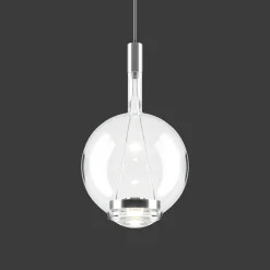 Lodes Sky-Fall Round Pendel Medium 3000K Klar/Glas
