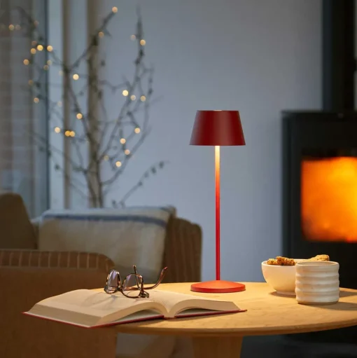 Loom Design Modi Transportable Lampe Ruby Red