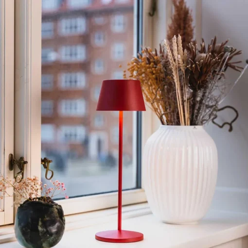 Loom Design Modi Transportable Lampe Ruby Red