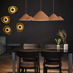 Loom Design Panorama Pendel Stor Gul/Grå