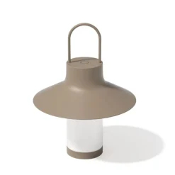 Loom Design Shadow L Transportabel Lampe Grå Beige