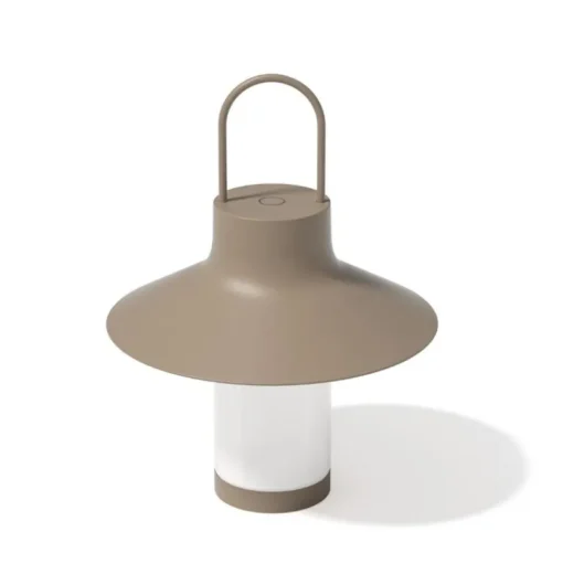 Loom Design Shadow L Transportabel Lampe Grå Beige