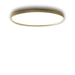 Luceplan Compendium Plate Vág/Loftlampe Messing