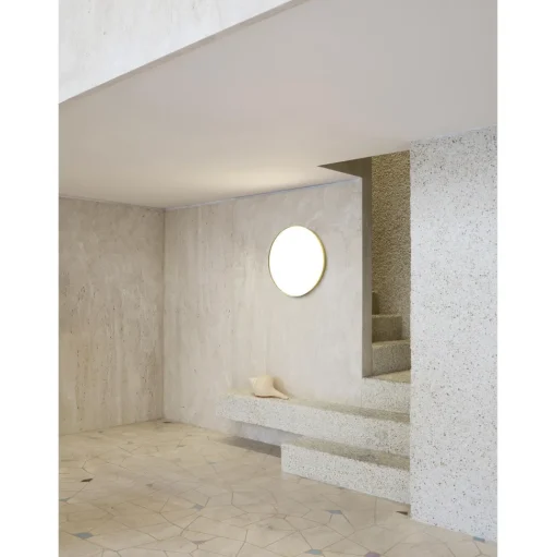 Luceplan Compendium Plate Vág/Loftlampe Messing