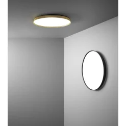 Luceplan Compendium Plate Vág/Loftlampe Aluminium