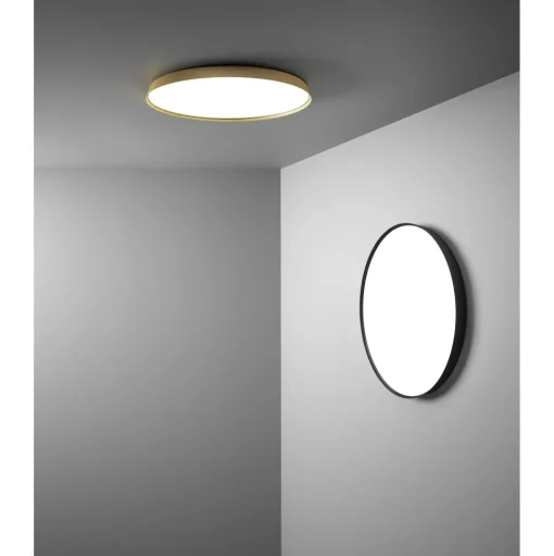 Luceplan Compendium Plate Vág/Loftlampe Aluminium