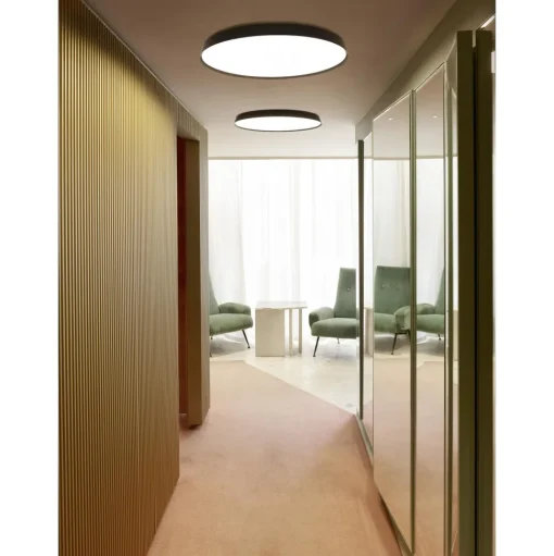 Luceplan Compendium Plate Vág/Loftlampe Aluminium
