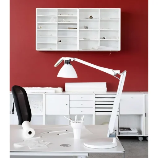 Luceplan Fortebraccio Bordlampe Aluminium Uden Lysdámper