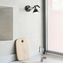 Luceplan Fortebraccio Váglampe W1 Lille Alu