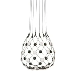 Luceplan Mesh PendelØ55 Sort 1 Meter