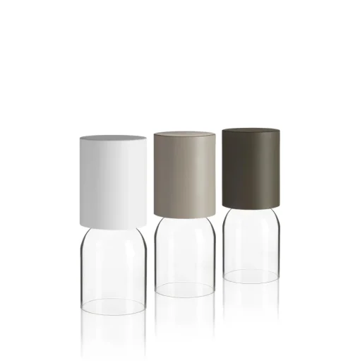 Luceplan Nui Mini Transportabel Lampe Greige