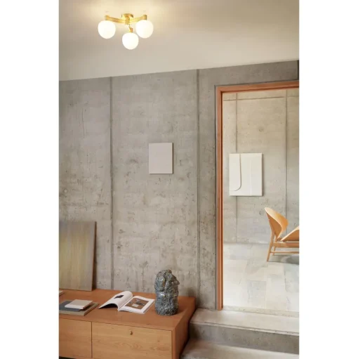 LYFA MEMOIR 120 III Loftlampe Messing/Opal