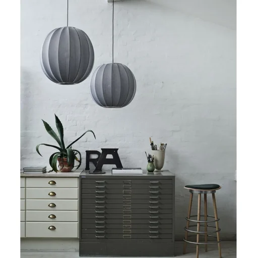Made By Hand Knit-Wit High/Oval PendelØ65 Sand Stone LED