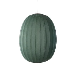 Made By Hand Knit-Wit High/Oval PendelØ65 Tweed Green LED