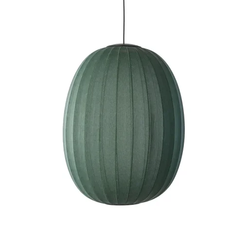 Made By Hand Knit-Wit High/Oval PendelØ65 Tweed Green LED