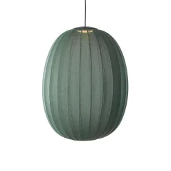 Made By Hand Knit-Wit High/Oval PendelØ65 Tweed Green LED