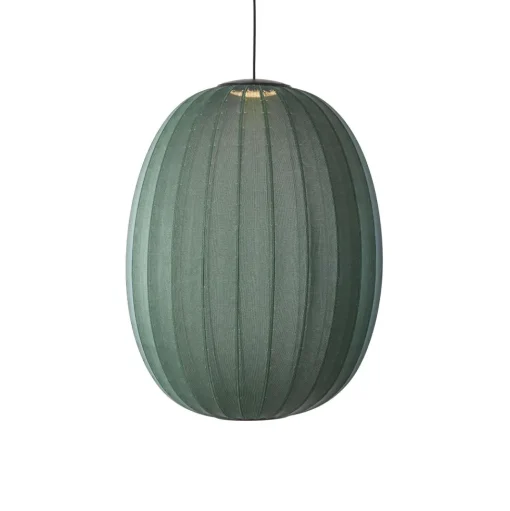 Made By Hand Knit-Wit High/Oval PendelØ65 Tweed Green LED