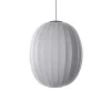 Made By Hand Knit-Wit High/Oval PendelØ65 Sølv LED