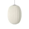 Made By Hand Knit-Wit High/Oval PendelØ65 Pearl White LED