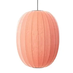 Made By Hand Knit-Wit Oval Pendel CoralØ65