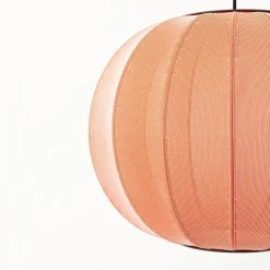 Made By Hand Knit-Wit Oval Pendel CoralØ65