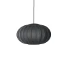 Made By Hand Knit-Wit Oval PendelØ57 Sort LED