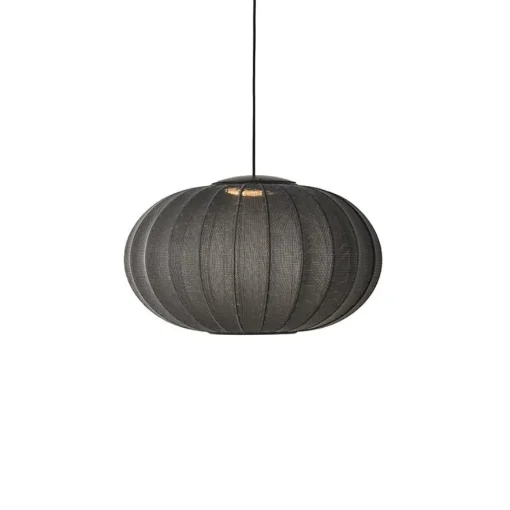 Made By Hand Knit-Wit Oval PendelØ57 Sort LED