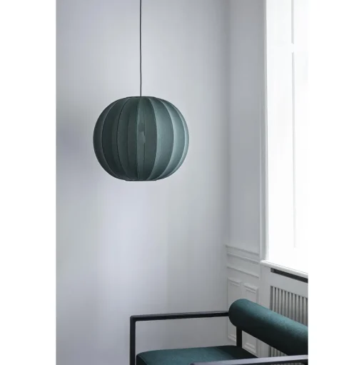 Made By Hand Knit-Wit Oval PendelØ57 Sort LED