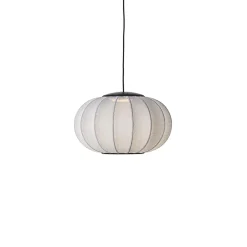 Made By Hand Knit-Wit Oval PendelØ45 Sølv LED