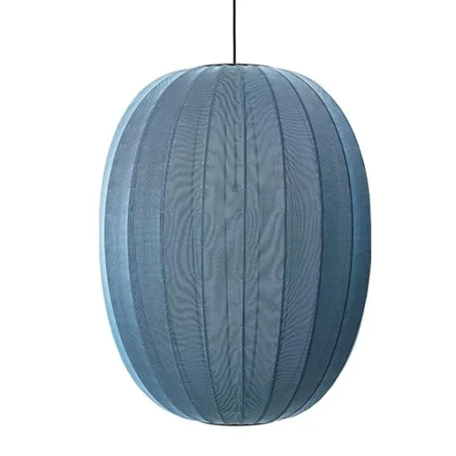 Made By Hand Knit-Wit Oval Pendel Blue StoneØ65