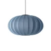 Made By Hand Knit-Wit Oval PendelØ76 Blue Stone LED