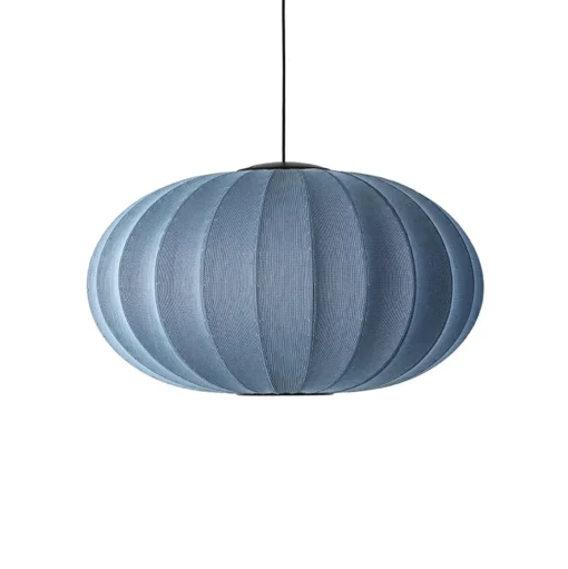 Made By Hand Knit-Wit Oval PendelØ76 Blue Stone LED