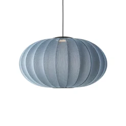 Made By Hand Knit-Wit Oval PendelØ76 Blue Stone LED